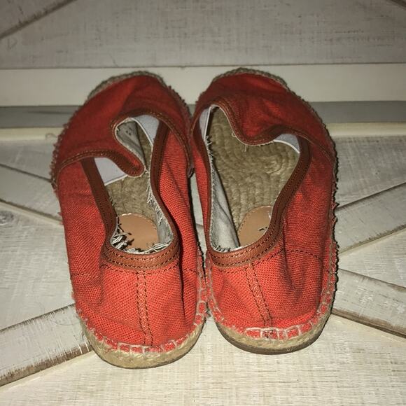 Joie Adrien Fluorescent Coral Espadrille Flats size 6.5 - Picture 6 of 8